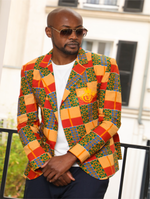 Charger l&#39;image dans la galerie, VESTE CLASSIQUE KENTE H 1
